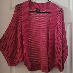 Faded Glory Fish Net Shrug